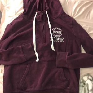 Maroon VS Pink pullover jacket